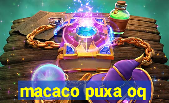 macaco puxa oq